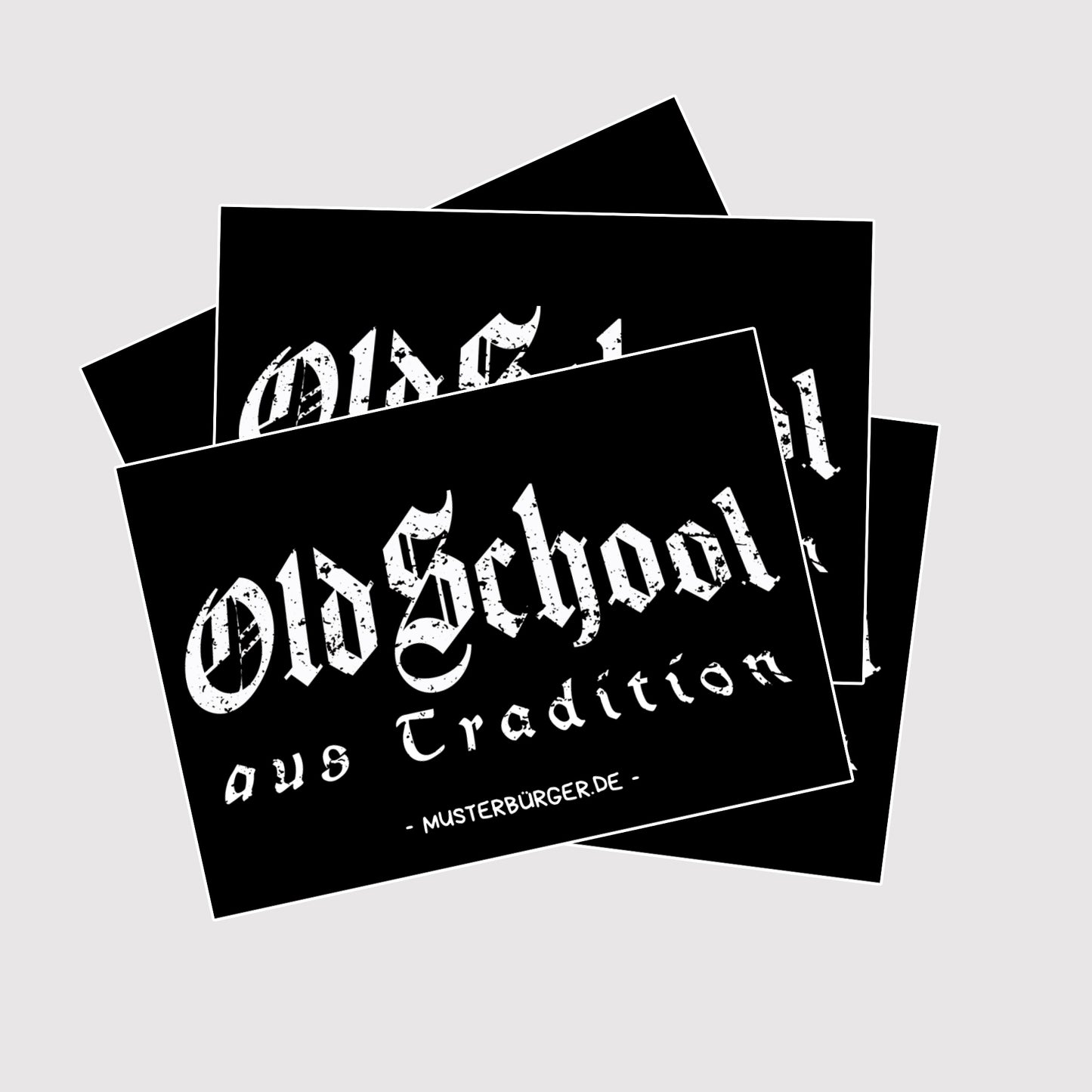 Old School aus Tradition | Aufkleber