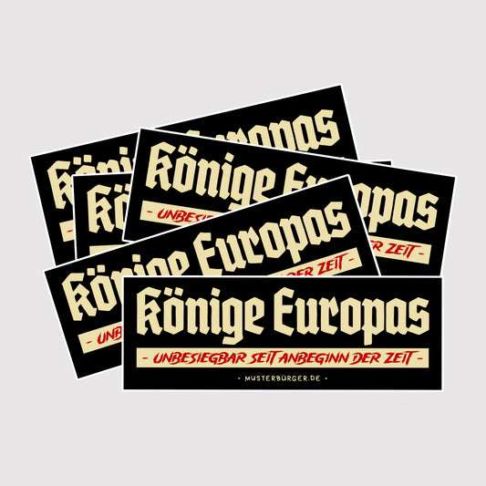 Könige Europas | Aufkleber